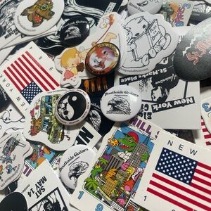 100+ Brandy Melville stickers and pins